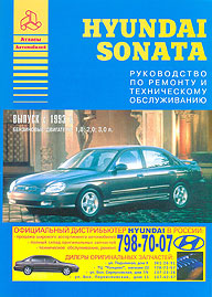 Название: Hyundai Sonata с 1993 г. выпуска. Руководство по ремонту и