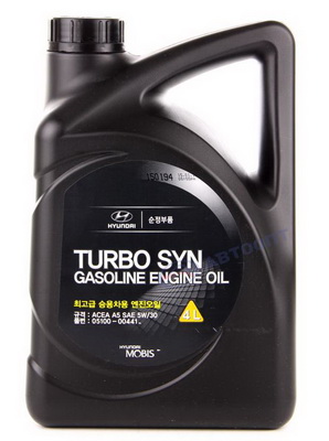 МАСЛО МОТОРНОЕ HY TURBO SYN 5W-30 SM/A5 /МАСЛО МОТОРНОЕ ДЛЯ БЕНЗИНОВЫХ ДВИГАТЕЛЕЙ (4Л) 05100-00441
