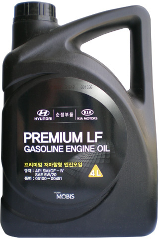 МАСЛО МОТОРНОЕ СИНТЕТИЧЕСКОЕ HY 5W-20 PREMIUM LF GASOLINE  (4Л) 05100-00451