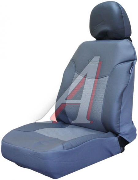 ЧЕХЛЫ НА СИДЕНЬЯ УНИВЕРСАЛЬНЫЕ GRAND ИСК.КОЖА (Т.СЕРЫЙ/СВ.СЕРЫЙ) (К-Т 13 ПР) M GND-1305G D.GY/L.GY (M)