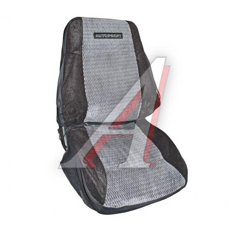 ЧЕХЛЫ НА СИДЕНЬЯ МОДЕЛЬНЫЕ НА Г-3302 (ВОД+ПАС.КРЕСЛО) ВЕЛЮР (ЧЕРНЫЙ/СЕРЫЙ) (К-Т 7ПР) GAZ-002 BK/GY