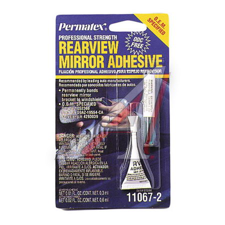      2-  0.3+0.6 REARVIEW MIRROR ADHESIVE PERMATEX PR-81844