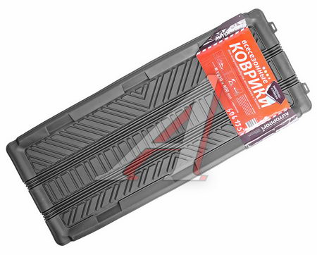 КОВРИК АВТОМОБИЛЬНЫЙ GROOVE, УНИВЕРСАЛЬНЫЙ, ДЛИННАЯ ВАННОЧКА ЗАДНЕГО РЯДА, 1 ШТ., 102Х40СМ., СЕРЫЙ TER-150m GY