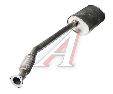 ГЛУШИТЕЛЬ УАЗ-ПАТРИОТ ЕВРО-3 НЕРЖ С МЕТ-РУКАВОМ БАКСАН 3163-1201010-01