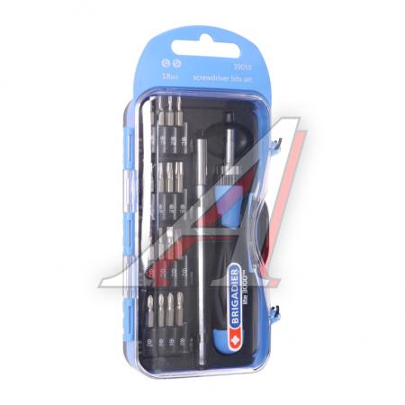   1/4 SPLINE, TORX, HEX, PH, PZ, SL      18  BRIGADIER 39059 BRIGADIER