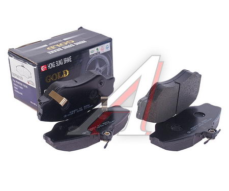 КОЛОДКИ ТОРМОЗНЫЕ ДИСКОВЫЕ ПЕРЕДН HY: H100 93-00, H1 97- HP0019