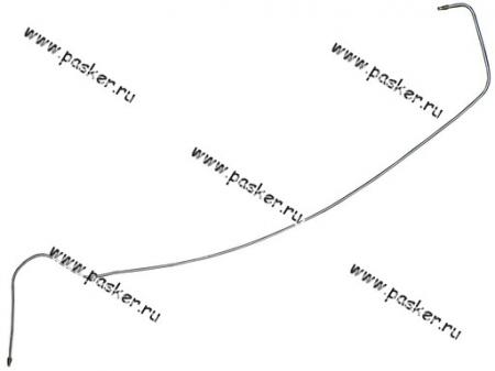 ТРУБКА ТОРМОЗНАЯ ОТ РЕГУЛЯТОРА К ПРАВОМУ ЗАДНЕМУ ШЛАНГУ (ДААЗ) 21100 21100 3506130 00 / 21100350613000