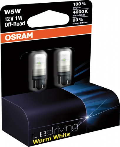    2 W5W 12V 1W W2.1X9.5D 2850WW-02B OSRAM