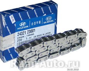 ЦЕПЬ 1,6/1,8 DOHC (24321-23011) 2432123001