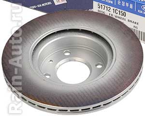 ДИСК ТОРМОЗНОЙ ПЕР.GETZ 517121C050