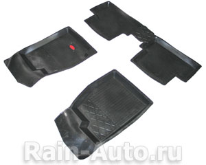 КОВРИКИ САЛОНА HY ACCENT РЕЗИНОВЫЕ 25030