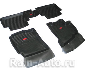 КОВРИКИ САЛОНА CHEVROLET LANOS РЕЗИНОВЫЕ 25037