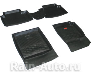 КОВРИКИ САЛОНА CHEVROLET LAСETTI РЕЗИНОВЫЕ 25038
