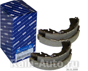 КОМПЛЕКТ ТОРМОЗНЫХ КОЛОДОК С НАКЛАДКАМИ (4ШТ) 583051GA00