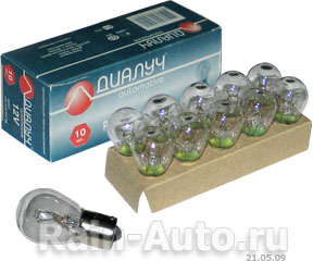 ЛАМПОЧКА 12V 21W BA15S 92221 ОДНОКОНТАКТНЫЕ 92221