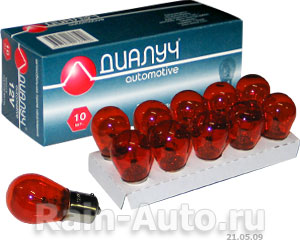 ЛАМПА 12V BA15S PY21W ЖЕЛТАЯ () 92221Y