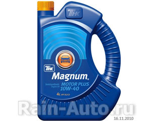 МАСЛО ТНК MAGNUM MOTOR PLUS 10W40 МОТ.П / С. (4Л) 40614342