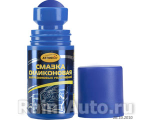 СМАЗКА СИЛИКОНОВАЯ АСТРОХИМ АС-464 ДЛЯ РЕЗИНОВЫХ УПЛОТНЕНИЙ, ФЛАКОН С РОЛИКОВЫМ АППЛИКАТОРОМ 50МЛ АС464
