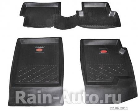 КОВРИКИ САЛОНА KIA RIO РЕЗИНОВЫЕ 31255