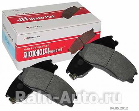 КОЛОДКИ ТОРМОЗНЫЕ SANTA FE, TRAJET ПЕРЕДНИЕ JP1029