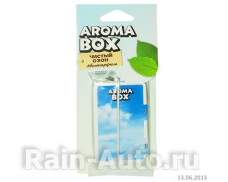 АРОМАТИЗАТОР ПОДВЕСНОЙ БУМАЖНЫЙ AROMA BOX, ЧИСТЫЙ ОЗОН В-15