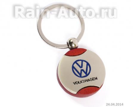 БРЕЛОК VOLKSWAGEN МЕТАЛЛ + ДЕРЕВО 41084