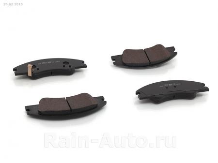 КОМПЛЕКТ ТОРМОЗНЫХ КОЛОДОК C НАКЛАДКАМИ (2ШТ) BF2026