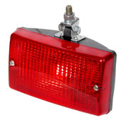 ФОНАРЬ ПРОТИВОТУМАННЫЙ ЗАДНИЙ (КРАСНЫЙ) 24В КРЕПЛЕНИЕ БОЛТ 112.03.26-02