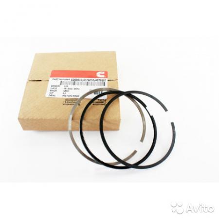 КОЛЬЦА ДВИГАТЕЛЯ К-Т НА ПОРШЕНЬ CUMMINS ISF 2.8 STD 5269330+4976252+4976251