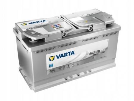 АККУМУЛЯТОР VARTA SILVER DYNAMIC AGM G14 6СТ-95 (О.П.) 850А JONSON CONTROL 595901085D852