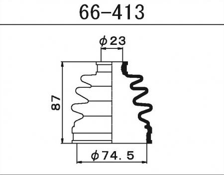 MITSUBISHI COLT/LANCER 1.2,1.3,1.5 84-92,1.8D 84-8 66-413