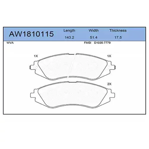   ,  AW1810115 AYWIPARTS