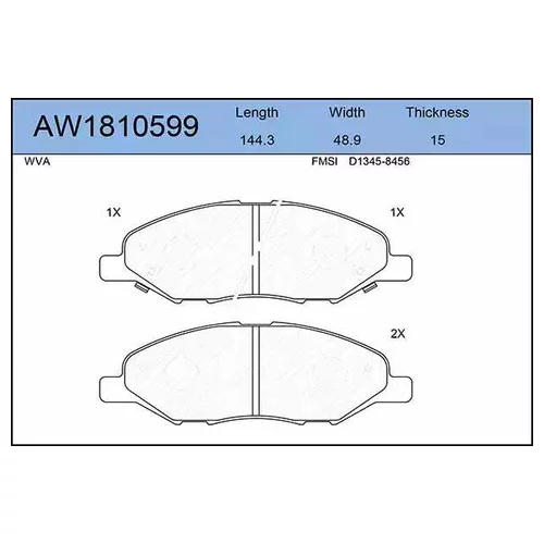   ,  AW1810599 AYWIPARTS