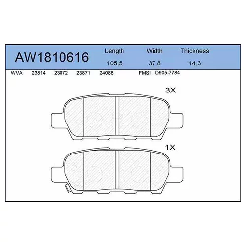    AW1810616 AYWIPARTS