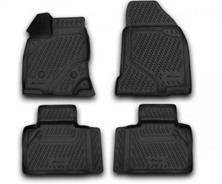 КОВРИКИ 3D В САЛОН FORD EDGE, 2013-> 4 ШТ. (ПОЛИУРЕТАН) CARFRD00023k