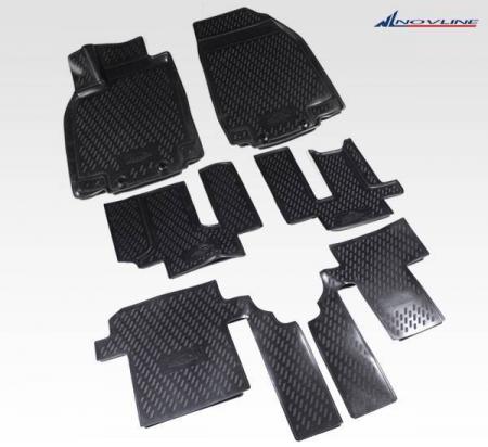 КОВРИКИ 3D В САЛОН MAZDA CX-9, 2007-2012, 2012-2015 6 ШТ. (ПОЛИУРЕТАН) CARMZD00029