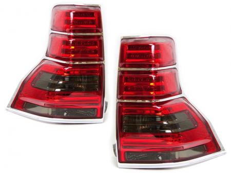 PRADO ФОНАРЬ ЗАДН ВНЕШН Л+П (КОМПЛЕКТ) ТЮНИНГ С ДИОД (EAGLE EYES) ВНУТРИ КРАСН-ТОНИР TY1132B0DE2