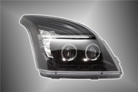 PRADO ФАРА Л+П (КОМПЛЕКТ) ТЮНИНГ 4 ЛИНЗОВАН (DEVIL EYES) С СВЕТЯЩ ОБОДК ДИОД (EAGLE EYES) ВНУТРИ ЧЕРН TY994B9WHWB2H