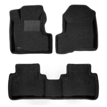 КОВРИКИ ТЕКСТИЛЬНЫЕ BUSINESS ДЛЯ САЛОНА HONDA CR-V III 2006-2012 EMC3D-002606
