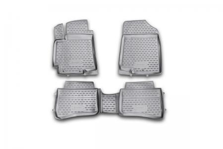 КОВРИКИ В САЛОН KIA RIO, 2011-2014, 2014->, 4 ШТ. (ПУ, ПОВЫШЕННАЯ ИЗНОСОСТОЙКОСТЬ) FORMAT.25.38.210h