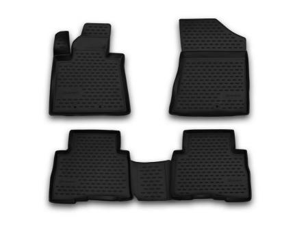 КОВРИКИ В САЛОН KIA SORENTO, 2012-2015, 4 ШТ. (ПУ, ПОВЫШЕННАЯ ИЗНОСОСТОЙКОСТЬ) FORMAT.25.46.210h