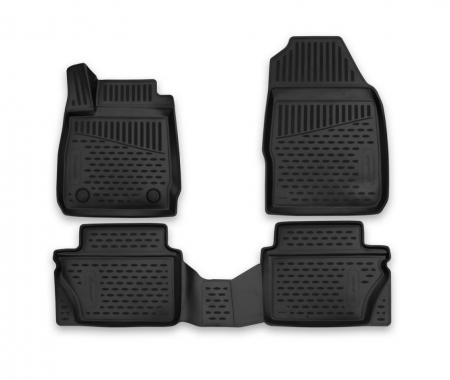 КОВРИКИ 3D В САЛОН FORD FIESTA, 2015->, 4 ШТ. (ПУ, ПОВЫШЕННАЯ ИЗНОСОСТОЙКОСТЬ) FORMAT.3D1658210k