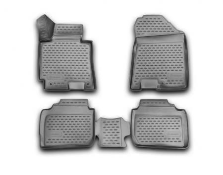 КОВРИКИ 3D В САЛОН KIA CERATO, 2013-2018, 4 ШТ. (ПУ, ПОВЫШЕННАЯ ИЗНОСОСТОЙКОСТЬ) FORMAT.3D.25.48.210