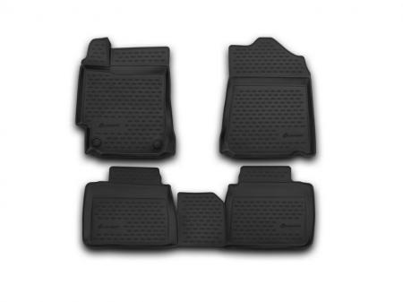 КОВРИКИ 3D В САЛОН TOYOTA CAMRY, 2014->, 4 ШТ. (ПУ, ПОВЫШЕННАЯ ИЗНОСОСТОЙКОСТЬ) FORMAT.3D.48.63.210k