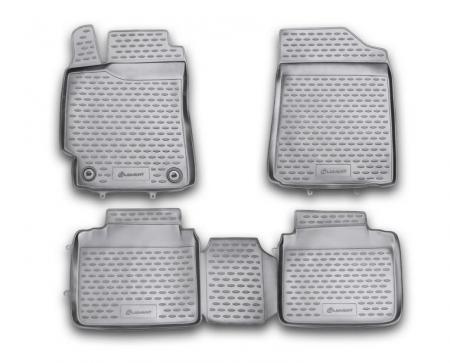 КОВРИКИ В САЛОН TOYOTA CAMRY 2011-2014, 2014->, 2.5L /3.5L, 4 ШТ. (ПУ, ПОВЫШЕННАЯ ИЗНОСОСТОЙКОСТЬ) FORMAT.48.51.210kh