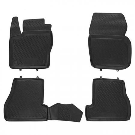 КОВРИКИ В САЛОН FORD FOCUS 3, 04/2011-2015 4 ШТ. (ПУ, ПОВЫШЕННАЯ ИЗНОСОСТОЙКОСТЬ) FORMAT.CARFRD00001h