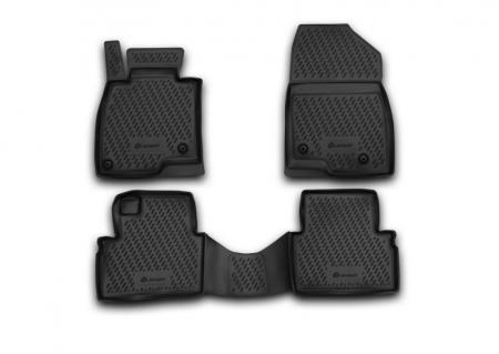 КОВРИКИ В САЛОН MAZDA 3, 2013-> 4 ШТ. (ПУ, ПОВЫШЕННАЯ ИЗНОСОСТОЙКОСТЬ) FORMAT.CARMZD00031