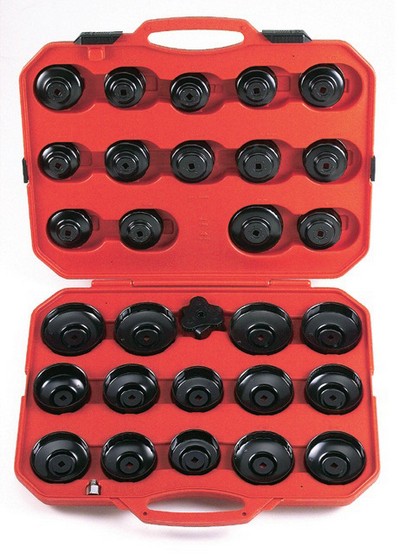 НАБОР СЪЕМНИКОВ ФИЛЬТРА МАСЛЯНОГО ЧАШКА 30 ПРЕДМЕТОВ FORCE 61917