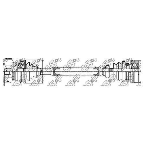    AUDI A4 I-II/VW PASSAT V 1.6-2.0 94-05 . +ABS 203002