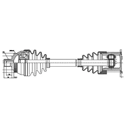    FORD GALAXY/VW SHARAN 1.8T-2.8 96-10 ./. 7M-3-055001- 203022